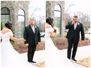 a beautiful bride and groom on their wedding day at their Wedding Venue in Rock Hill, SC. 