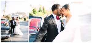 a beautiful bride and groom on their wedding day at their Wedding Venue in Rock Hill, SC. 